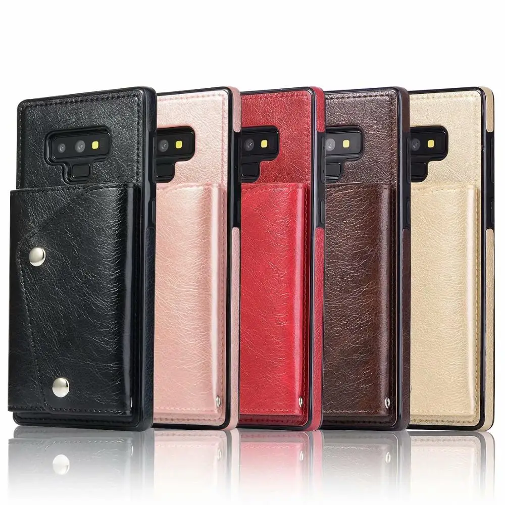 PU Leather Wallet Phone Case for Samsung S9 Plus Note9 Case Cover Multi-Function Bracket Three-Layer Card Photo Frame Slot Case
PU Leather Wallet Phone Case for Samsung S9 Plus Note9 Case Cover Multi-Function Bracket Three-Layer Card Photo Frame Slot Case