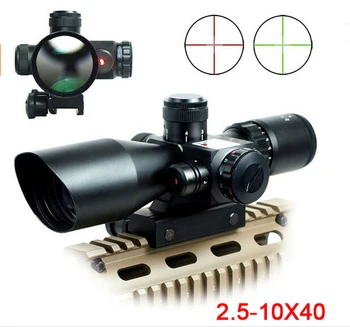 Cheap Sale 2.5-10X40 Riflescope Illuminated Tactical Riflescope With Red Laser Scope Hunting Scope
Cheap Sale 2.5-10X40 Riflescope Illuminated Tactical Riflescope With Red Laser Scope Hunting Scope