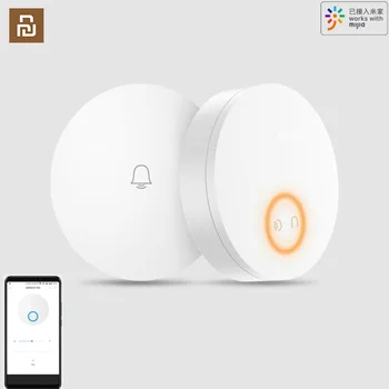 Wireless Doorbell No Battery No Wiring Linptech Self-generating Power-off Memory Adjustable Volume Work With Mihome App 
Wireless Doorbell No Battery No Wiring Linptech Self-generating Power-off Memory Adjustable Volume Work With Mihome App