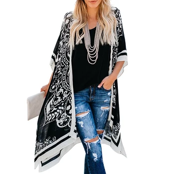 Women Floral Shawl Kimono Cardigan Beach Cover up Beachwear Top for Summer -MX8
Women Floral Shawl Kimono Cardigan Beach Cover up Beachwear Top for Summer -MX8