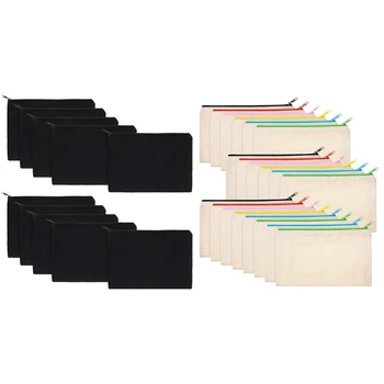 30 Pieces Canvas Cosmetic Bag Multifunctional Cosmetic Bag Travel Cosmetic Bag Pen Coin Bag Blank DIY Bag
30 Pieces Canvas Cosmetic Bag Multifunctional Cosmetic Bag Travel Cosmetic Bag Pen Coin Bag Blank DIY Bag