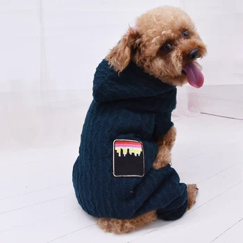 Pet Autumn Winter Clothes Dog Thickening Warm Coat Jacket 4 Legged Jumpsuit Wool Yarn Knitting Hoodie For Small Medium Dog
Pet Autumn Winter Clothes Dog Thickening Warm Coat Jacket 4 Legged Jumpsuit Wool Yarn Knitting Hoodie For Small Medium Dog