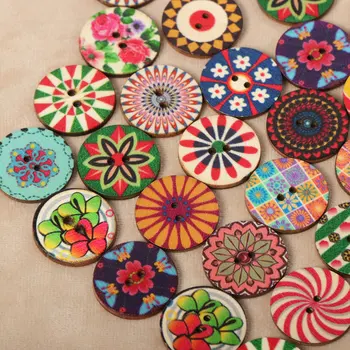 25mm Vintage Log Round Button Painted Printed Wooden Button Two-eye Button Child
25mm Vintage Log Round Button Painted Printed Wooden Button Two-eye Button Child