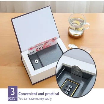 Storage Box Organizer Fake Book Mini Safe Box Bank Money Cash Jewellery Hidden Secret Security Book Box Home Decoration
Storage Box Organizer Fake Book Mini Safe Box Bank Money Cash Jewellery Hidden Secret Security Book Box Home Decoration