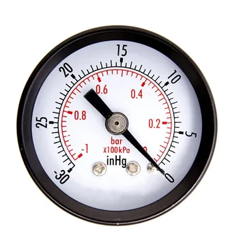 New 1-1/2" Dry Utility Mini Vacuum Pressure Gauge Blk.Steel 1/4" Center Back, -30HG/0PSI Pressure Tester Measuring Instruments
New 1-1/2" Dry Utility Mini Vacuum Pressure Gauge Blk.Steel 1/4" Center Back, -30HG/0PSI Pressure Tester Measuring Instruments
