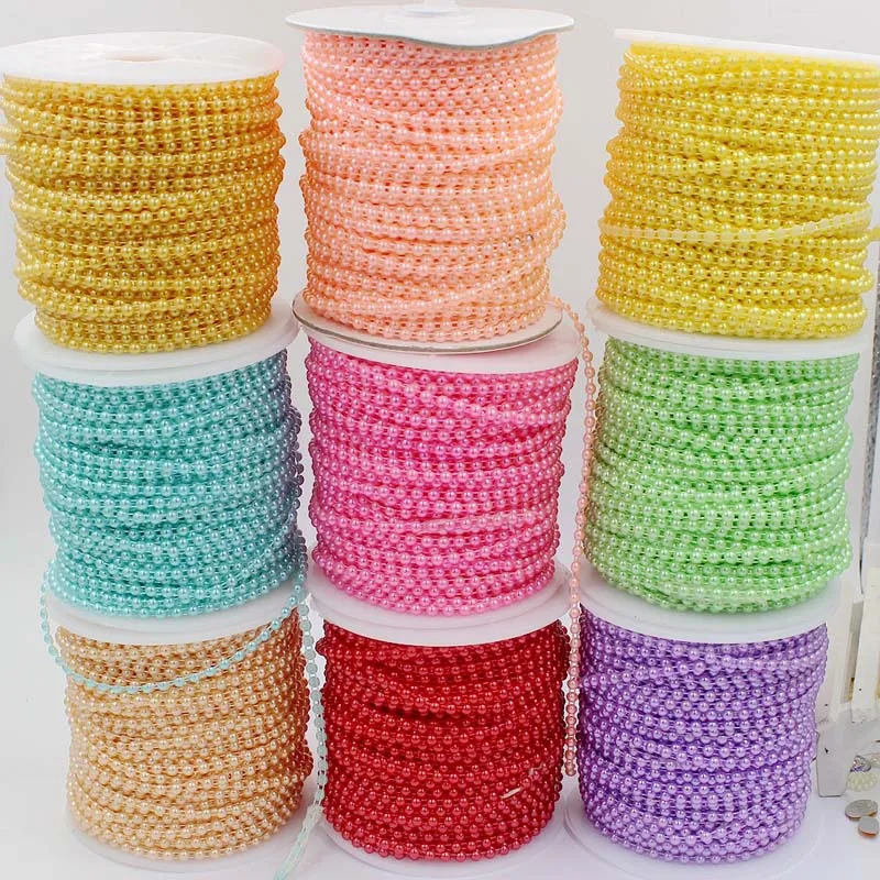 4mm 5m Half Round Flatback Imitation ABS Pearl Beads Chain Nail Art Materials Phone Case Decoration Stickers DIY Crafts Supplies
4mm 5m Half Round Flatback Imitation ABS Pearl Beads Chain Nail Art Materials Phone Case Decoration Stickers DIY Crafts Supplies