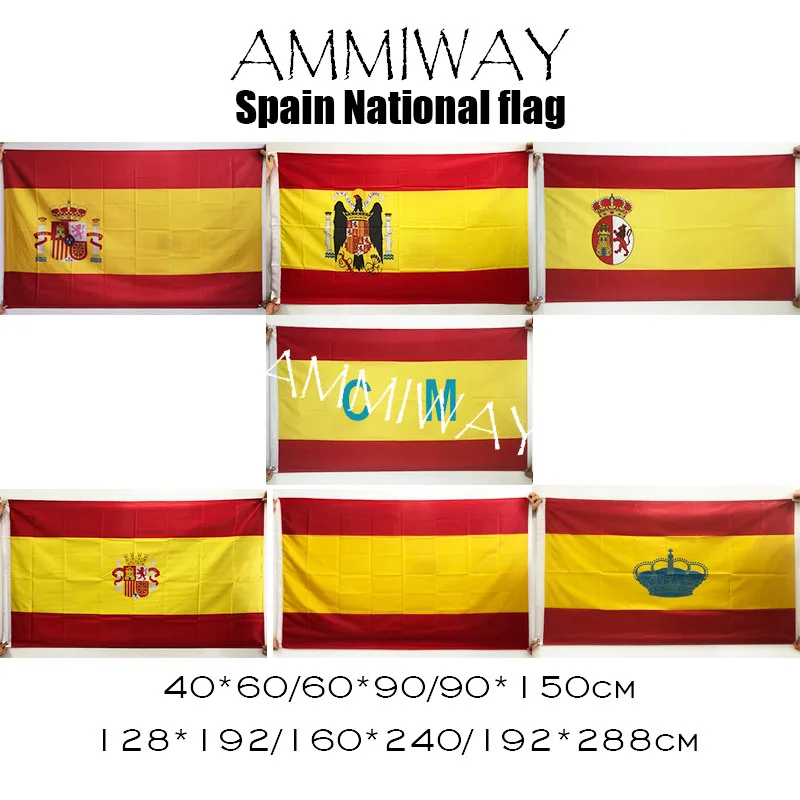 AMMIWAY большой испанский национальный флаг любого размера испанская Civil Yacht Ensign