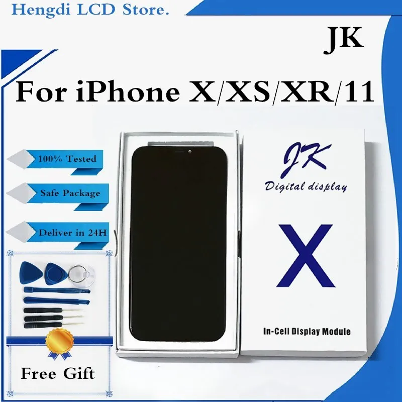 JK Pantalla OLED TFT LCD Display For iPhone X XS LCD Display Touch Screen Digitizer Assembly For iPhoneX 11 XSMax XR
JK Pantalla OLED TFT LCD Display For iPhone X XS LCD Display Touch Screen Digitizer Assembly For iPhoneX 11 XSMax XR