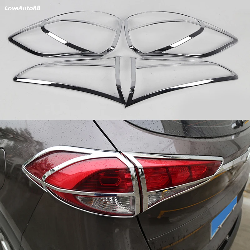 Car Rear Tail Back Fog Light cover Lamp Frame Stick ABS Chrome Trim Panel 4Pcs For Hyundai Tucson 2016 2017 2018 Car Accessories
Car Rear Tail Back Fog Light cover Lamp Frame Stick ABS Chrome Trim Panel 4Pcs For Hyundai Tucson 2016 2017 2018 Car Accessories