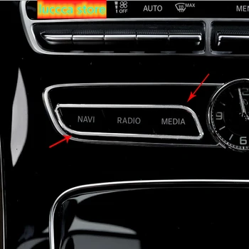 Car Interior Center Control CD Button panel Frame Cover Trim decorative Stickers for Mercedes Benz C E Class GLC W205 W213
Car Interior Center Control CD Button panel Frame Cover Trim decorative Stickers for Mercedes Benz C E Class GLC W205 W213