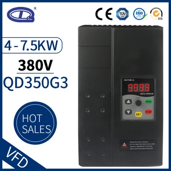 QD350 3 phase 380V Mini VFD 4kw 5.5kw 7.5kw 50Hz 60Hz Variable Frequency Drive Converter for Motor Speed Control
QD350 3 phase 380V Mini VFD 4kw 5.5kw 7.5kw 50Hz 60Hz Variable Frequency Drive Converter for Motor Speed Control