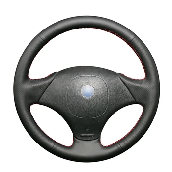 Hand-stitched Black Artificial Leather Car Steering Wheel Cover for Fiat Albea 2002 Palio Weekend 2002
Hand-stitched Black Artificial Leather Car Steering Wheel Cover for Fiat Albea 2002 Palio Weekend 2002