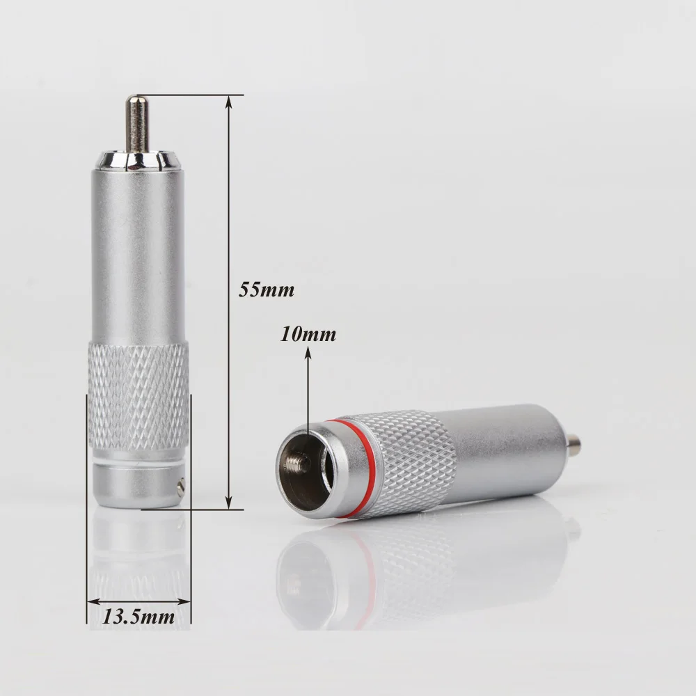 4 шт. Oyaide Hi end RCA штекер аудио видео кабель Разъем rca адаптер jack для hifi кабеля diy signale