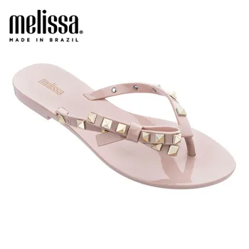 Melissa Harmonic Fashion Woman Flip Flops Summer Shoes Cool Beach Rivets big bow flat sandals Brand jelly shoes sandals 35-40
Melissa Harmonic Fashion Woman Flip Flops Summer Shoes Cool Beach Rivets big bow flat sandals Brand jelly shoes sandals 35-40