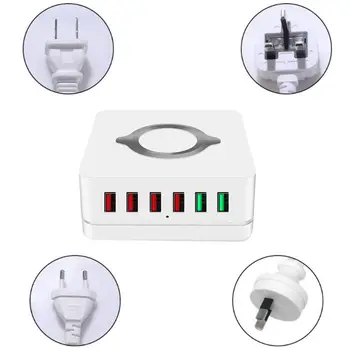 6x USB Qi Wireless Charger 70W Dual Quick Charge 3.0 QC3.0 Fast Charging Station U1JA 
6x USB Qi Wireless Charger 70W Dual Quick Charge 3.0 QC3.0 Fast Charging Station U1JA