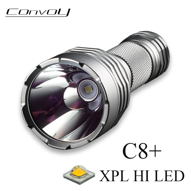 Convoy C8+ XPL HI LED 7135*8 Copper DTP Board Linterna LED Hand Flash Light Torch Bicycle Light Camping Work Light Police Lamp
Convoy C8+ XPL HI LED 7135*8 Copper DTP Board Linterna LED Hand Flash Light Torch Bicycle Light Camping Work Light Police Lamp