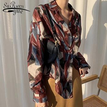 blusas mujer de moda2019 womens blouses and tops blusa feminina chemise femme Turn-down Collar Satin Print Vintage shirt 7062 50
blusas mujer de moda2019 womens blouses and tops blusa feminina chemise femme Turn-down Collar Satin Print Vintage shirt 7062 50