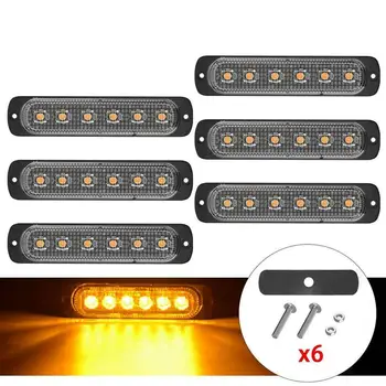 6x Yellow 6LED Emergency Car Side Marker Light Trailer Warn Flash Strobe Lights Turn Signal Light Brake Light
6x Yellow 6LED Emergency Car Side Marker Light Trailer Warn Flash Strobe Lights Turn Signal Light Brake Light