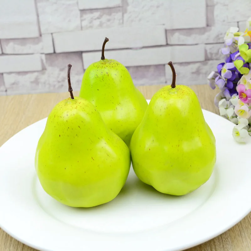 6pcs Set 8x8.5cm Artificial Pear Decorative Fruit And Vegetables Kitchen Fake Display Food Home Decor Props Gifts
6pcs Set 8x8.5cm Artificial Pear Decorative Fruit And Vegetables Kitchen Fake Display Food Home Decor Props Gifts