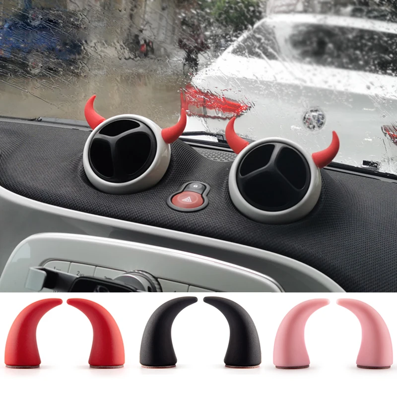 Car Decoration Sticker 3D Cartoon Devil's Horn Styling accessories For Mercedes smart 453 451 450 fortwo forfour Modification
Car Decoration Sticker 3D Cartoon Devil's Horn Styling accessories For Mercedes smart 453 451 450 fortwo forfour Modification