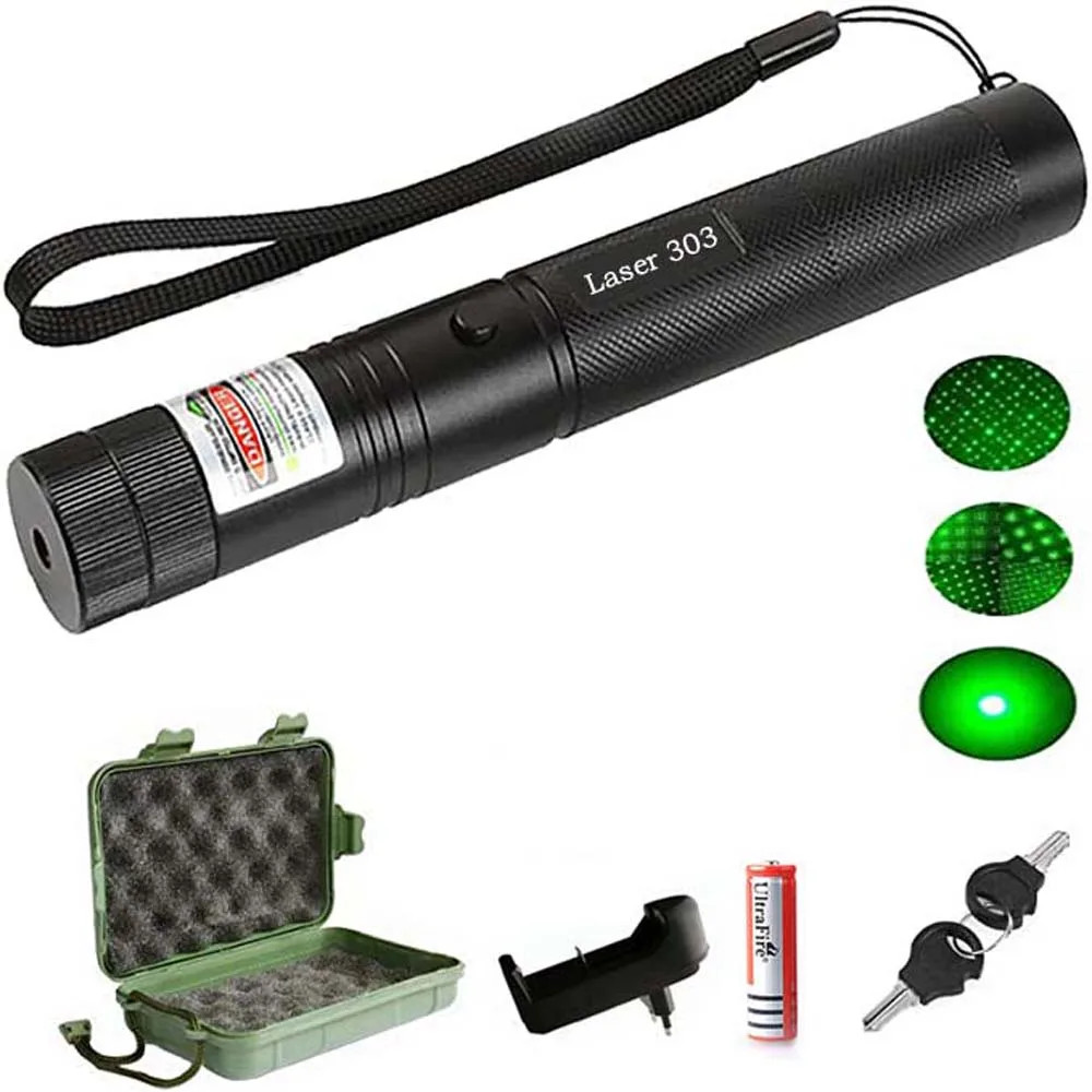 Hunting Light High Power 10Mile Green Laser Pen Pointer 5mw 532nm Cat Toy Military Powerful Laser Pen Adjust Focus + Charger
Hunting Light High Power 10Mile Green Laser Pen Pointer 5mw 532nm Cat Toy Military Powerful Laser Pen Adjust Focus + Charger