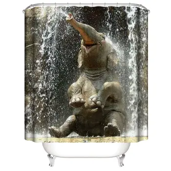 4PCS/Set Elephant Shower Curtain Bath Curtain Waterproof Polyester Shower Curtain Non-Slip Bathroom Rugs
4PCS/Set Elephant Shower Curtain Bath Curtain Waterproof Polyester Shower Curtain Non-Slip Bathroom Rugs