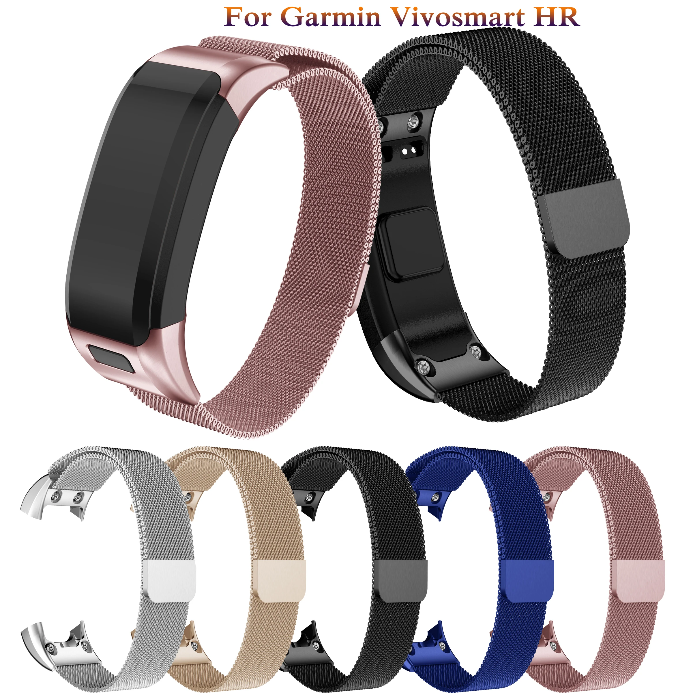 Milanese fashion classic Watch Band Strap with Connector Magnetic Loop Replacement ToolKit For Garmin Vivosmart HR Drop Shipping
Milanese fashion classic Watch Band Strap with Connector Magnetic Loop Replacement ToolKit For Garmin Vivosmart HR Drop Shipping