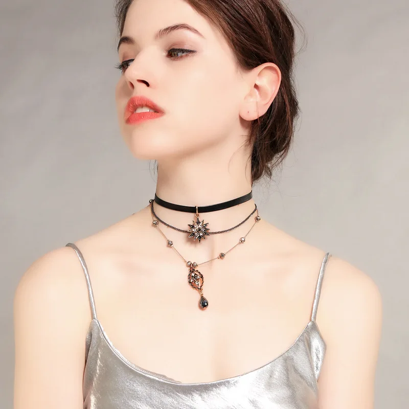 SNCSDK 2020 trend Multi-layer temperament star drop pendant Jewelry for women necklace collar banquet dress Women's neck chain
SNCSDK 2020 trend Multi-layer temperament star drop pendant Jewelry for women necklace collar banquet dress Women's neck chain
