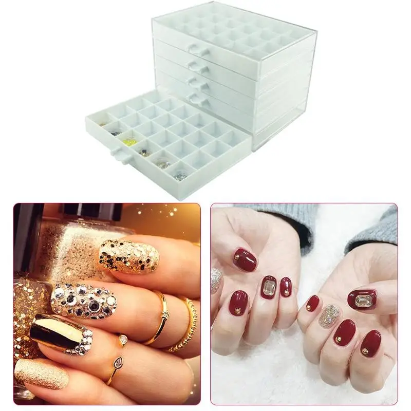 120 Grids Transparent Nail Art Box Empty Pill Pullable Plastic Case Storage Contain Tabletop Stand Organizer
120 Grids Transparent Nail Art Box Empty Pill Pullable Plastic Case Storage Contain Tabletop Stand Organizer