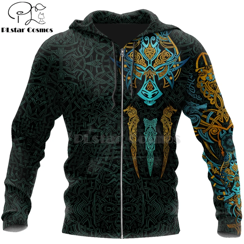 PLstar Cosmos Viking Warrior Tattoo New Fashion Tracksuit casual 3D Print Zipper/Hoodie/Sweatshirt/Jacket/Men's Women style-46 PLstar Cosmos Viking Warrior Tattoo New Fashion Tracksuit casual 3D Print Zipper/Hoodie/Sweatshirt/Jacket/Men's Women style-46