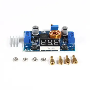 DC-DC Step Down Power Module Overheat and Short Circuit Protection Functions Voltmeter 4V-38V to 1.25V-36V 5A Buck Converter
DC-DC Step Down Power Module Overheat and Short Circuit Protection Functions Voltmeter 4V-38V to 1.25V-36V 5A Buck Converter