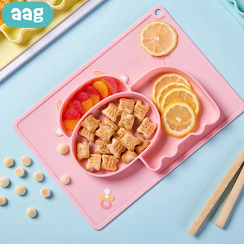 AAG Foldable Baby Silicone Plates with Suction Portable Child Feeding Dishes Kids Tableware Dinnerware Baby Traning Plate Dish
AAG Foldable Baby Silicone Plates with Suction Portable Child Feeding Dishes Kids Tableware Dinnerware Baby Traning Plate Dish