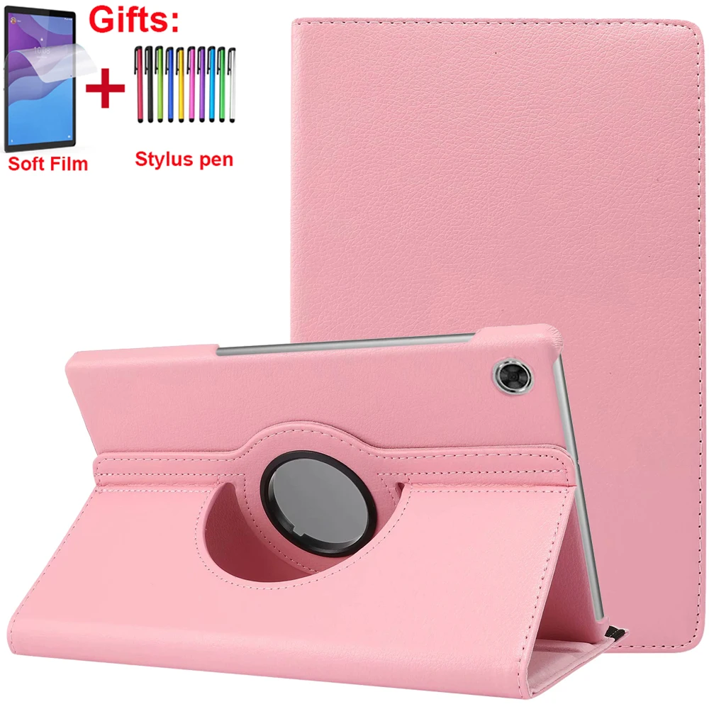 360 Rotation Tablet case For Lenovo Tab M10 HD 2 Gen 10.1 Cover TB-X306X TB-X306F X605 X505 Plus X606 F PU Leather Shell | Компьютеры и