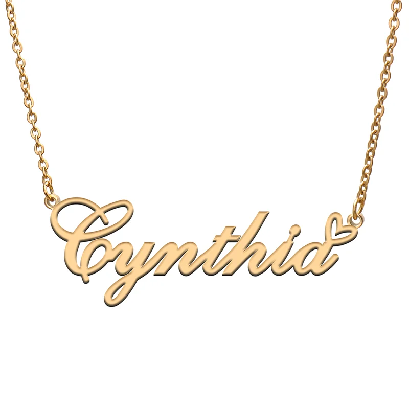 Cynthia Name Tag Necklace Personalized Pendant Jewelry Gifts for Mom Daughter Girl Friend Birthday Christmas Party Present
Cynthia Name Tag Necklace Personalized Pendant Jewelry Gifts for Mom Daughter Girl Friend Birthday Christmas Party Present