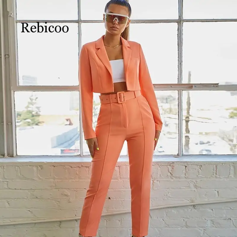 Casual women's suit office suit fluorescent neon green suit women's 2019 cropped shirt and pants suit women's suit jacket
Casual women's suit office suit fluorescent neon green suit women's 2019 cropped shirt and pants suit women's suit jacket