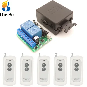 433MHz Universal Remote Control DC 12V 10A 2CH rf Relay Receiver and Transmitter for Electric curtain and garage door Control
433MHz Universal Remote Control DC 12V 10A 2CH rf Relay Receiver and Transmitter for Electric curtain and garage door Control