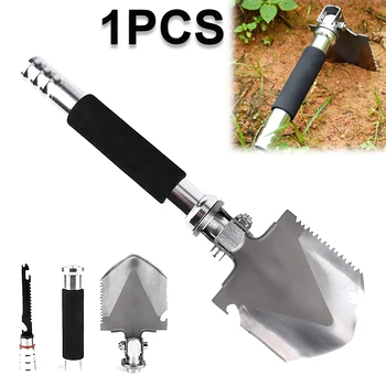 Garden Tools Military Portable Folding Shovel Multifunction Stainless Steel Survival Spade Trowel Camping Outdoor Cleaning Tool
Garden Tools Military Portable Folding Shovel Multifunction Stainless Steel Survival Spade Trowel Camping Outdoor Cleaning Tool