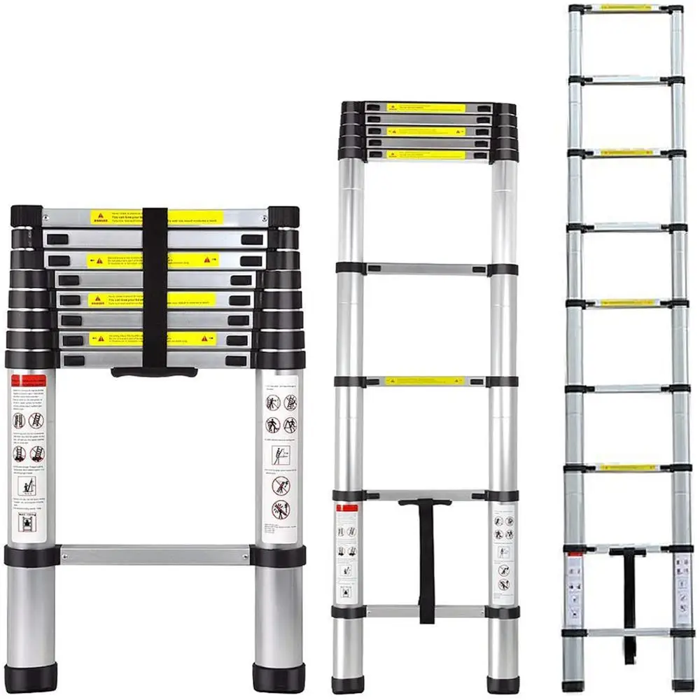 Multifunctional Retractable Scale Telescopic Ladder Telescoping Extension Ladder Alloy Aluminum Folding Ladders Household (3.2M)
Multifunctional Retractable Scale Telescopic Ladder Telescoping Extension Ladder Alloy Aluminum Folding Ladders Household (3.2M)