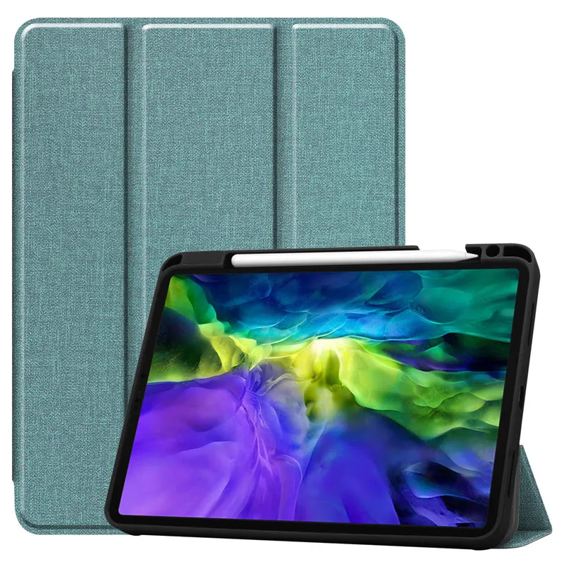 JONSNOW Case for 2020 iPad Pro 11 12.9inch Oxford Cloth Back Fold Stand Auto Sleep/Wake up Smart Cover Case with Stylus Slot
JONSNOW Case for 2020 iPad Pro 11 12.9inch Oxford Cloth Back Fold Stand Auto Sleep/Wake up Smart Cover Case with Stylus Slot
