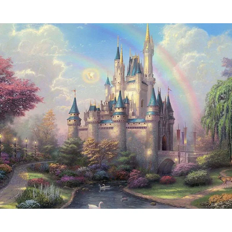 Oil Painting By Number Landscape Castle Frame 40x50 DIY Craft Kits For Adults Coloring Drawing On Canvas HandPainted Home Decor
Oil Painting By Number Landscape Castle Frame 40x50 DIY Craft Kits For Adults Coloring Drawing On Canvas HandPainted Home Decor