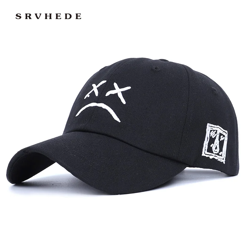 new Dad Hat Embroidery 100% Cotton Baseball Cap Sad face Hat xxxtentacion Hip Hop Cap Golf Love lil.peep Snapback Women Men
new Dad Hat Embroidery 100% Cotton Baseball Cap Sad face Hat xxxtentacion Hip Hop Cap Golf Love lil.peep Snapback Women Men