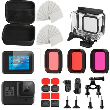 46pcs Case Housing Underwater Shell Lens Filter Films Bag for GoPro Hero 8 Black Waterproof 60m Satisfy Swimming Surfing
46pcs Case Housing Underwater Shell Lens Filter Films Bag for GoPro Hero 8 Black Waterproof 60m Satisfy Swimming Surfing