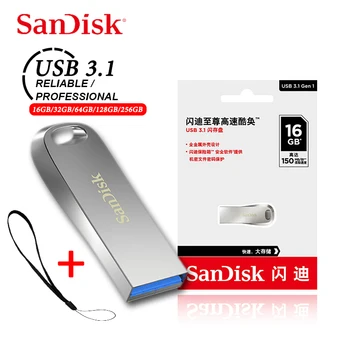 USB 3.1 Flash Drive Disk SanDisk Pen Drive 256GB 128GB Memory Stick Storage Device Flash drive 64G 32GB 16GB Tiny Storage Device
USB 3.1 Flash Drive Disk SanDisk Pen Drive 256GB 128GB Memory Stick Storage Device Flash drive 64G 32GB 16GB Tiny Storage Device