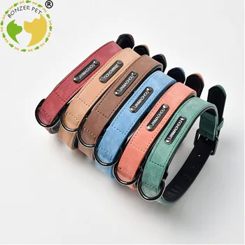 Bonzerpet Dog Collars Leather Solid Pet Collar For Small Medium Large Dogs Pitbull Bulldog Beagle Correa Perro
Bonzerpet Dog Collars Leather Solid Pet Collar For Small Medium Large Dogs Pitbull Bulldog Beagle Correa Perro