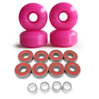 PU Longboard Wheel Blank 4x 52mm Skateboard Wheels 95A +8pcs ABEC9 Bearings + 4x Spacers Skateboard Rebuilding Repair Kit
PU Longboard Wheel Blank 4x 52mm Skateboard Wheels 95A +8pcs ABEC9 Bearings + 4x Spacers Skateboard Rebuilding Repair Kit
