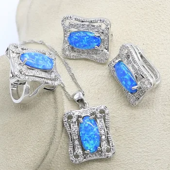 95%OFF Blue Opal 925 Sterling Silver Dubai Jewelry Sets For Women Necklace Earrings Pendants Ring Sets For Birthdays Gift
95%OFF Blue Opal 925 Sterling Silver Dubai Jewelry Sets For Women Necklace Earrings Pendants Ring Sets For Birthdays Gift