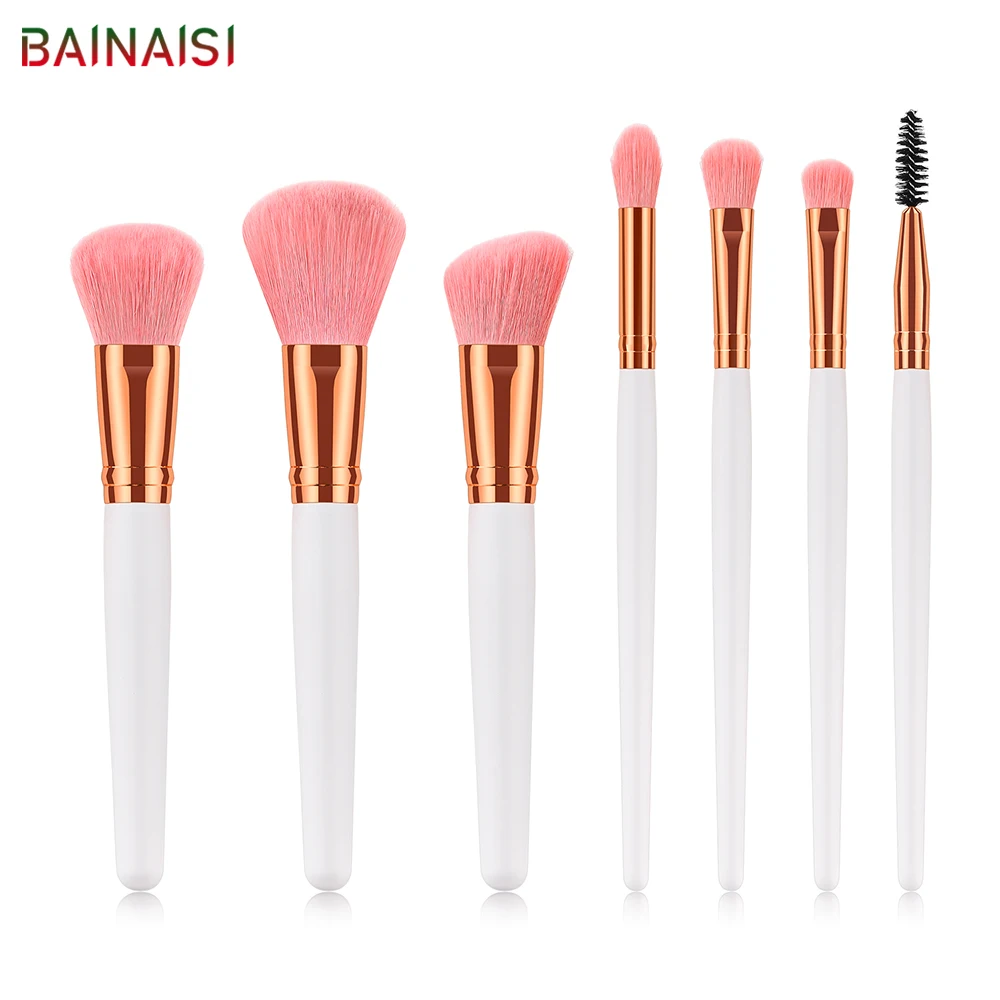BAINAISI Makeup Brushes 7Pcs/Set Brush Set Powder EyeShadow Blending Eyeliner Eyelash Eyebrow Make up Brushes Beauty Brush Tool
BAINAISI Makeup Brushes 7Pcs/Set Brush Set Powder EyeShadow Blending Eyeliner Eyelash Eyebrow Make up Brushes Beauty Brush Tool