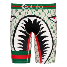 

Ethika Boxers Men Cartoon Print Long Underpants Man Sexy Tight Sports Underwear Male Shorts Panties Breathable Mens Boxer Briefs