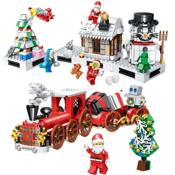 Christmas Tree House Santa Claus Crystal Box Christmas Gift Box Christmas Train Building Blocks Children Christmas Gift Toys
Christmas Tree House Santa Claus Crystal Box Christmas Gift Box Christmas Train Building Blocks Children Christmas Gift Toys