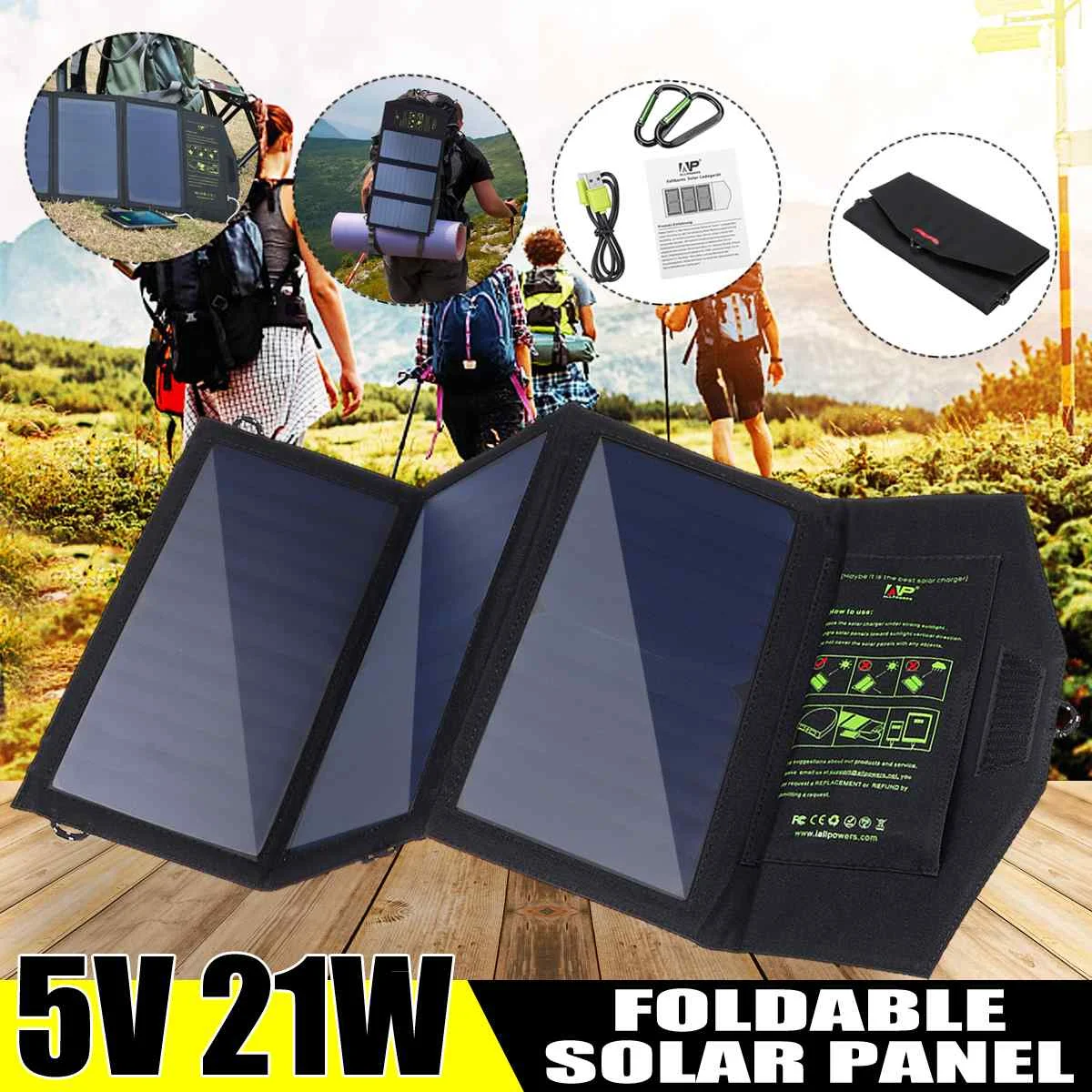 Portable 40W Solar Panels Foldable Waterproof Dual 5V USB Solar Panel Charger Power Bank for Phone Battery Fast Charger
Portable 40W Solar Panels Foldable Waterproof Dual 5V USB Solar Panel Charger Power Bank for Phone Battery Fast Charger